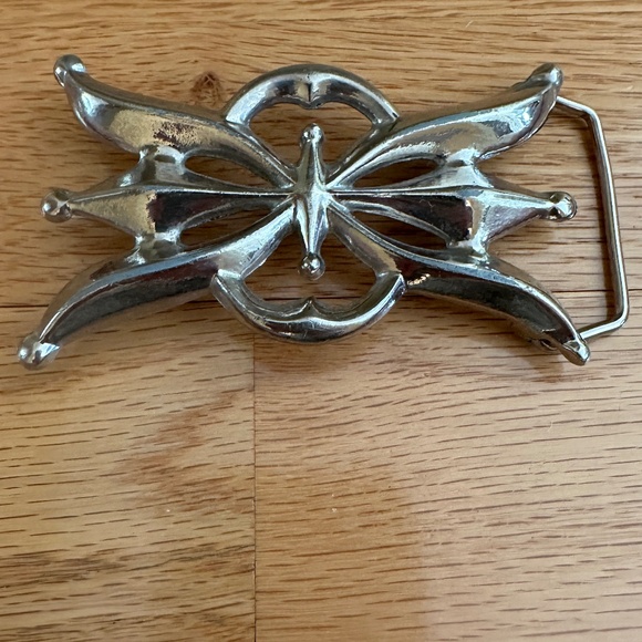 Native American Sandcast Belt Buckle Silver - Picture 3 of 10